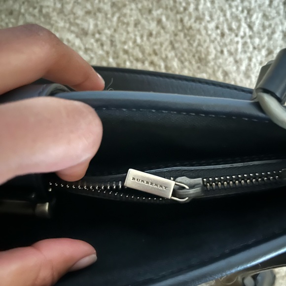 Burberry Wool Nova Check 'Mastaire' Small Shoulder Bag - Picture 11 of 14